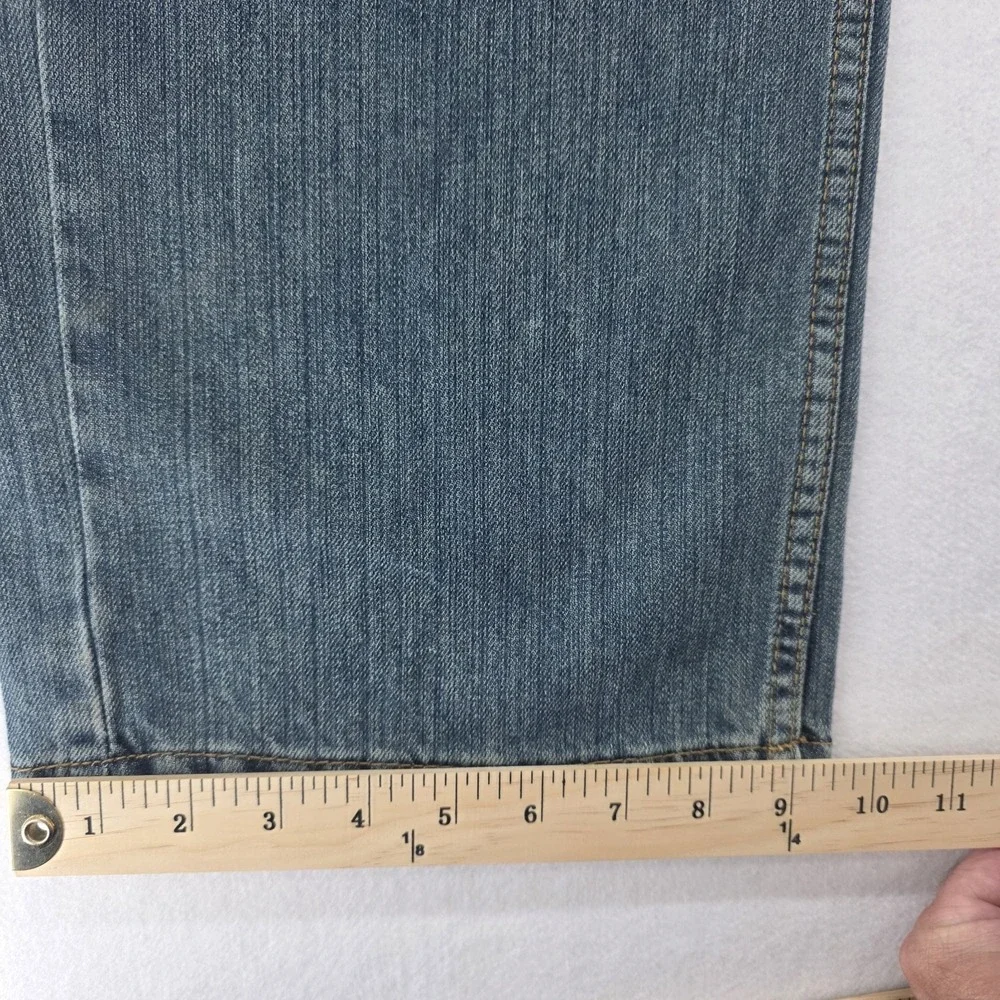 Levis 559 Jeans Mens 42x30 Dark Wash Relaxed Straight Leg Stretch Denim EUC